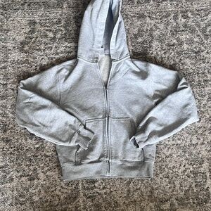 Aritzia tna cropped zip up